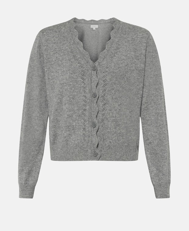 Kaschmir-Strickjacke