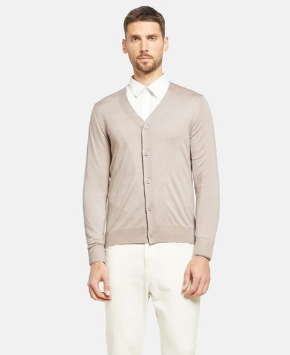 Woll-Strickjacke