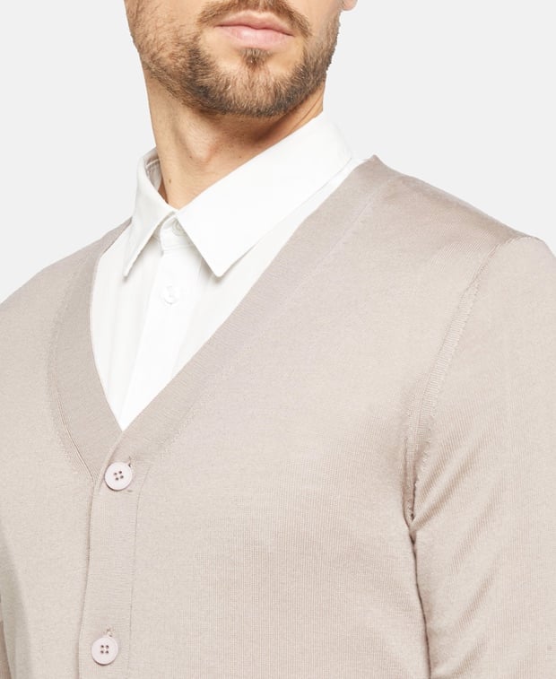 Woll-Strickjacke