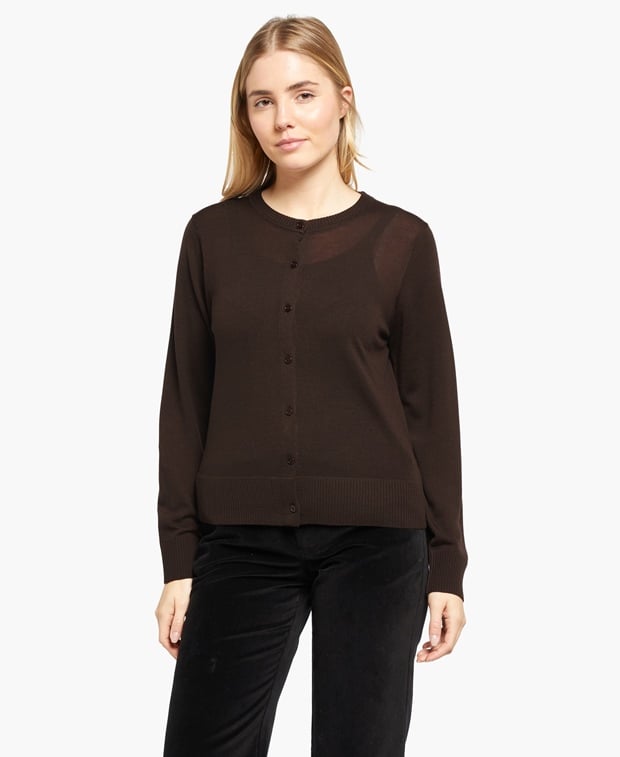 Woll-Strickjacke