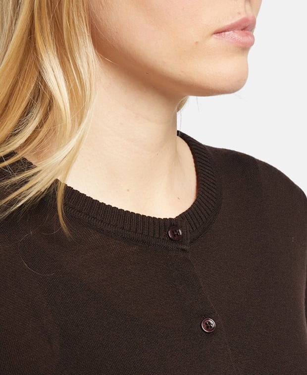 Woll-Strickjacke