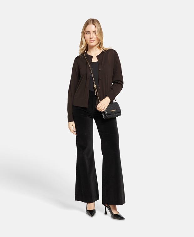Woll-Strickjacke