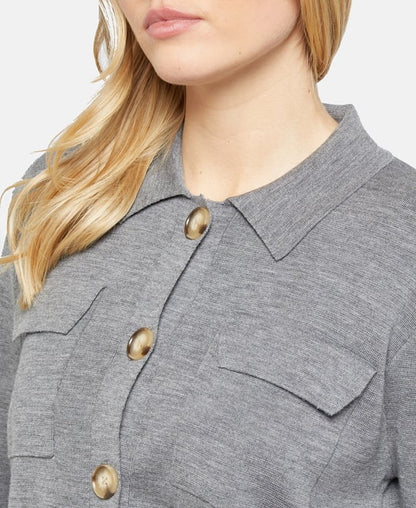 Woll-Strickjacke