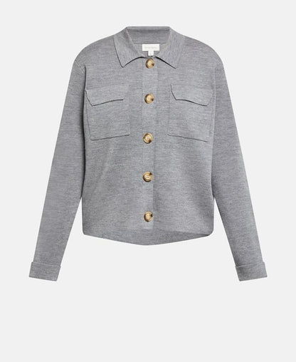 Woll-Strickjacke