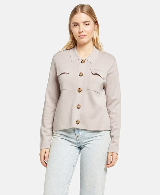 Woll-Strickjacke