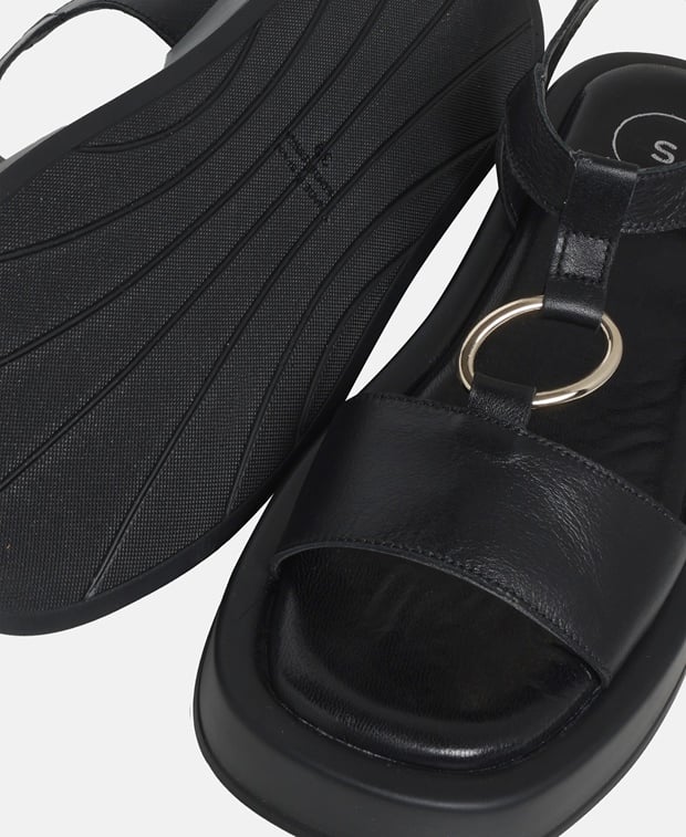Plateau-Sandalen