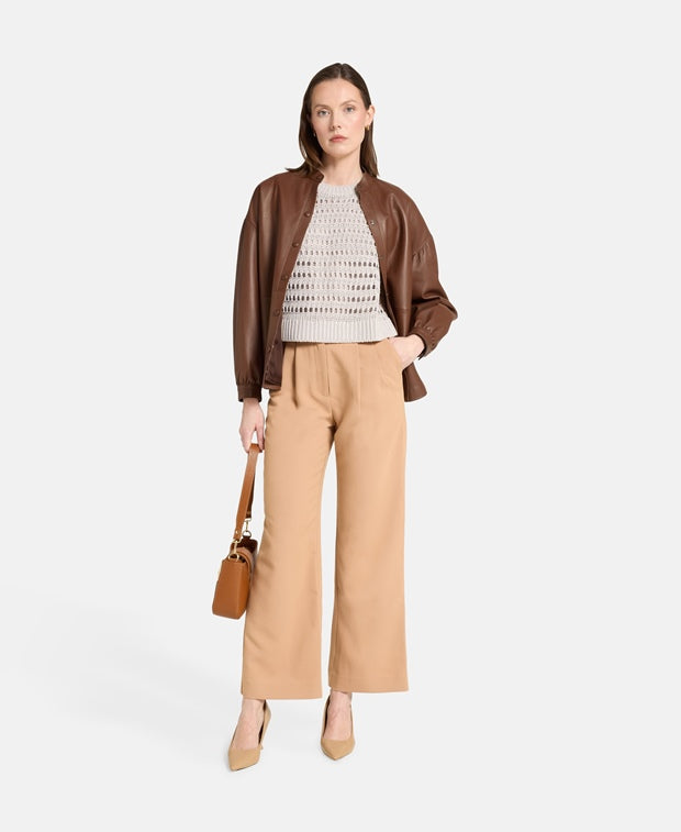 Leinenpullover