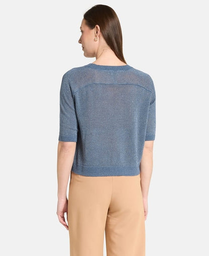Kurzarmpullover