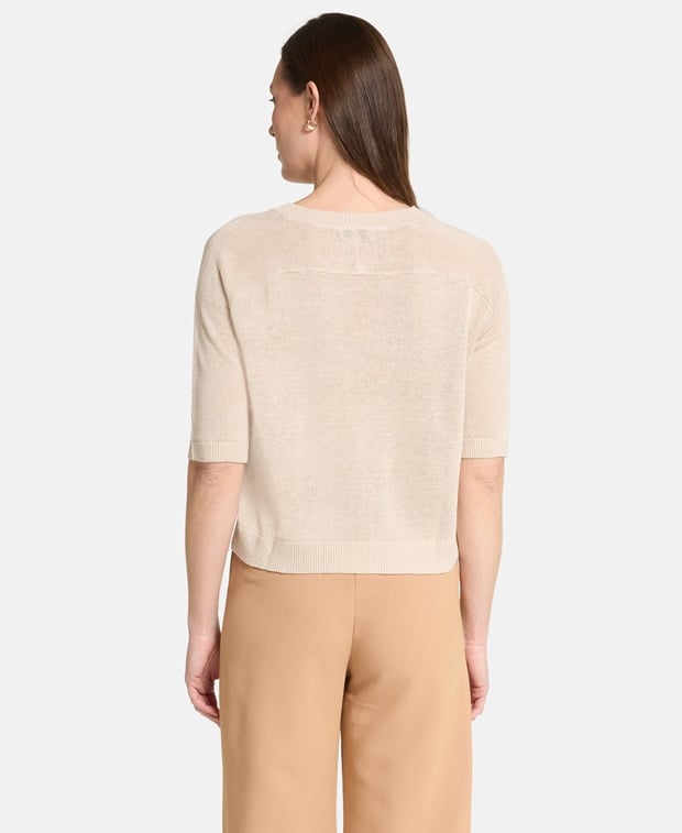 Kurzarmpullover