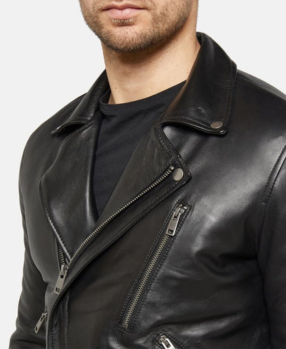 Lederjacke