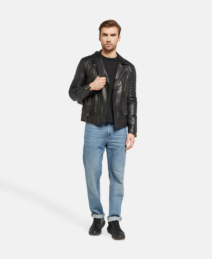 Lederjacke
