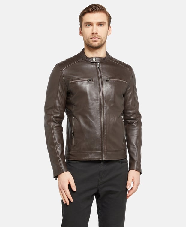Lederjacke
