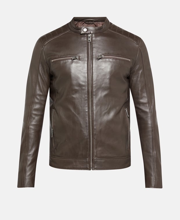 Lederjacke
