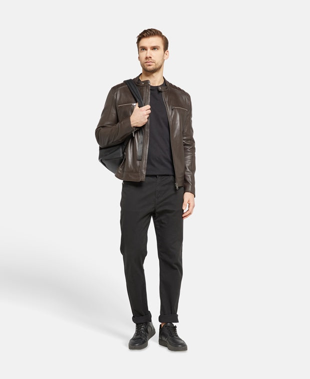 Lederjacke