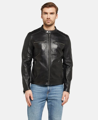 Lederjacke