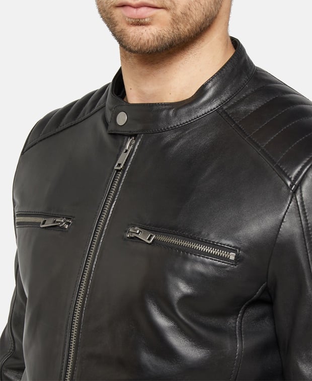 Lederjacke