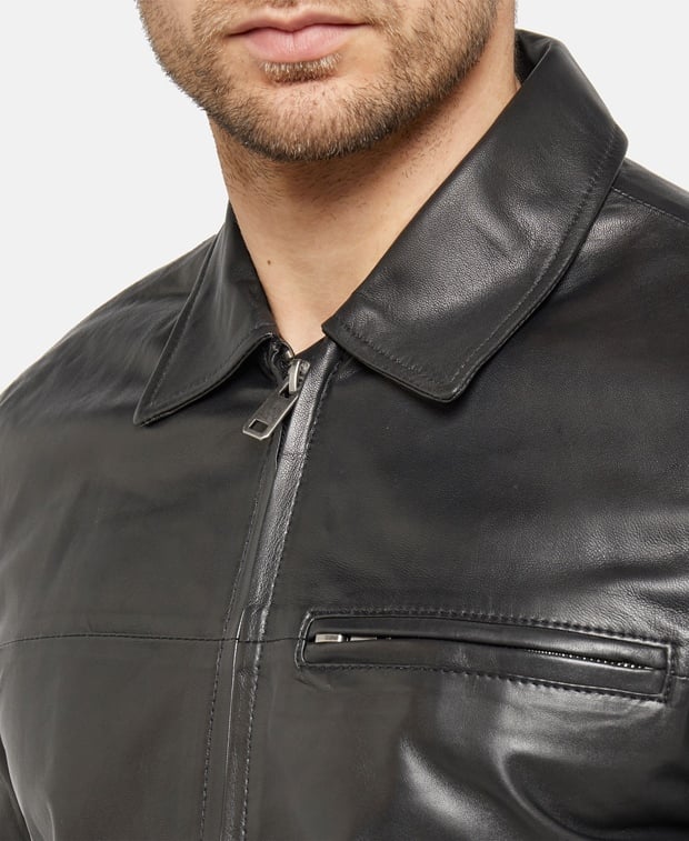 Lederjacke