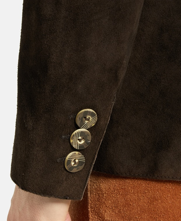 Leder-Trachtenjacke