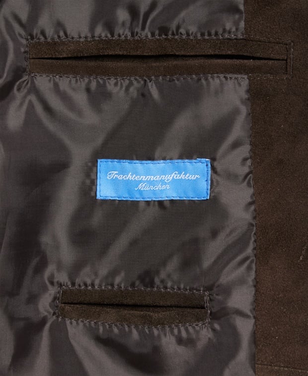 Leder-Trachtenjacke