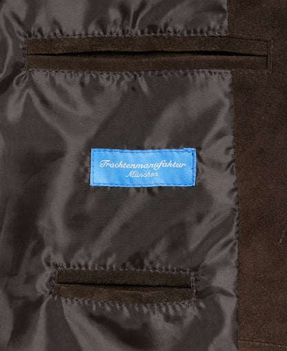Leder-Trachtenjacke