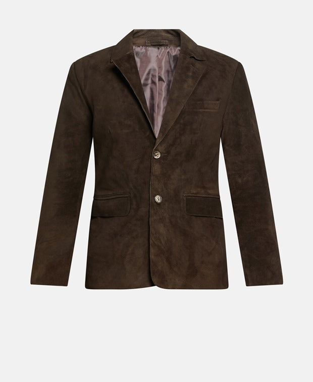 Leder-Trachtenjacke