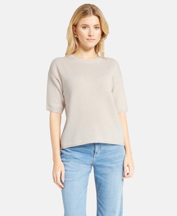Kurzarmpullover