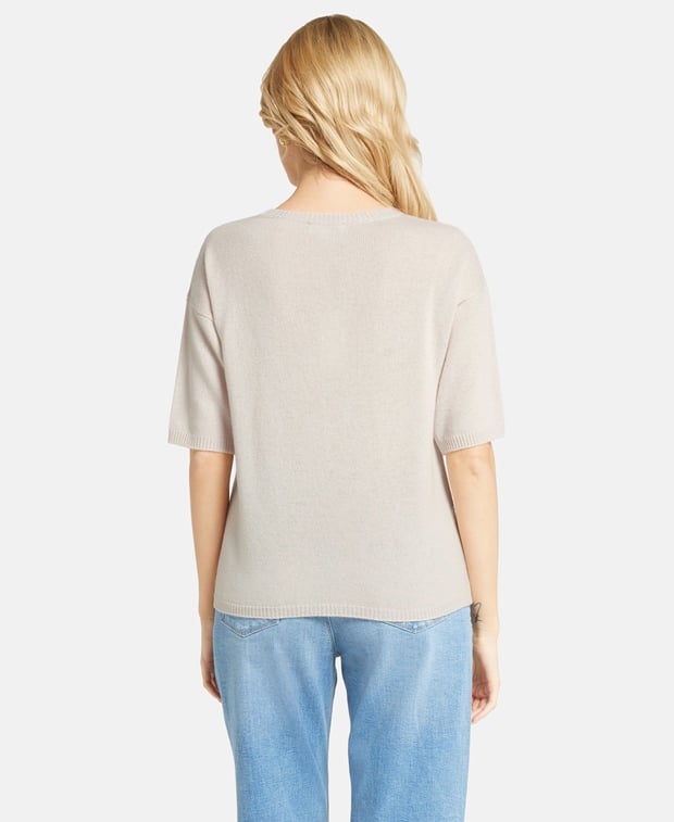 Kurzarmpullover