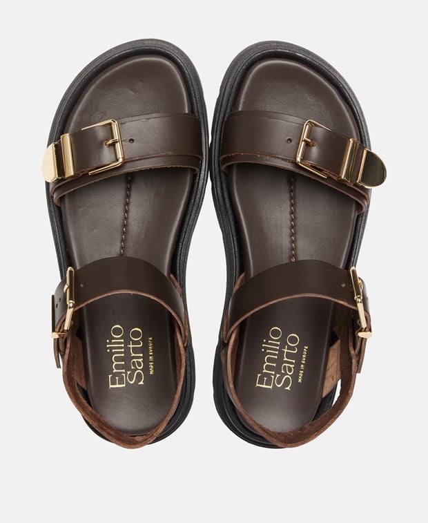 Plateau-Sandalen