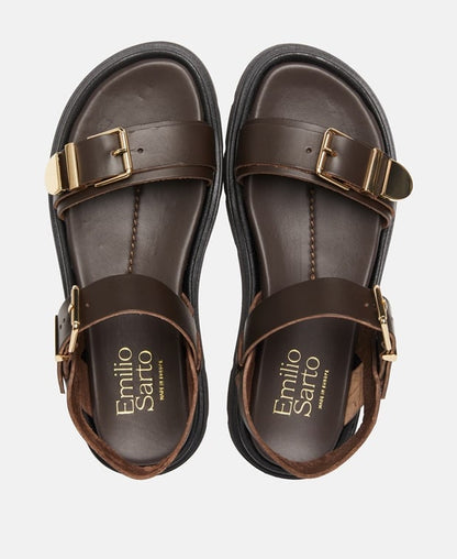 Plateau-Sandalen
