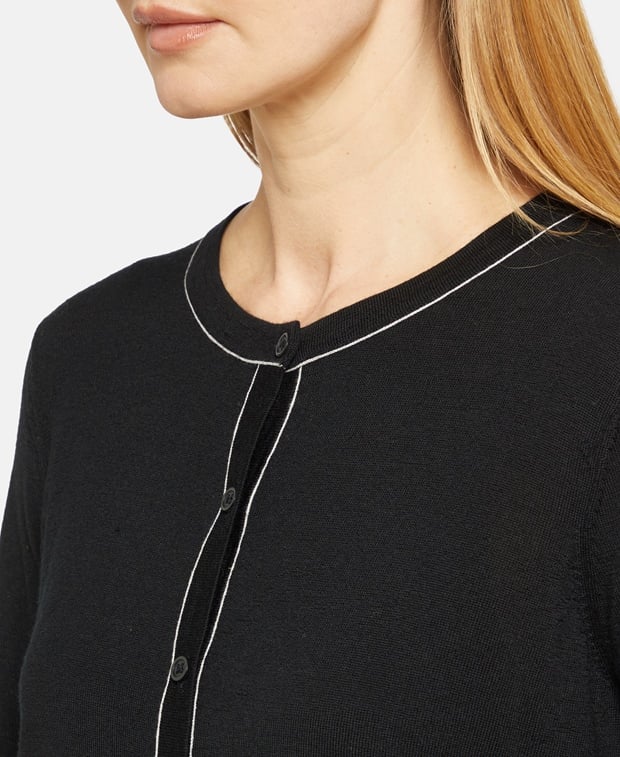 Woll-Strickjacke