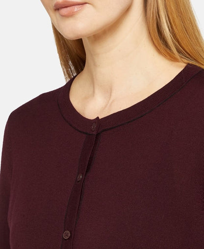 Woll-Strickjacke
