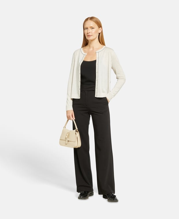 Woll-Strickjacke
