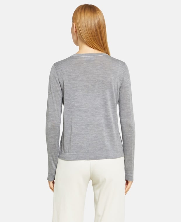 Woll-Strickjacke