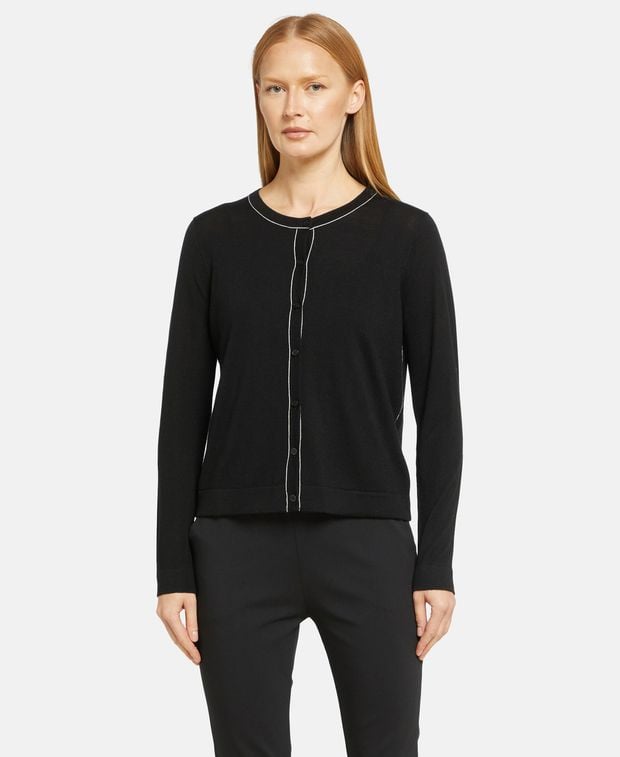 Woll-Strickjacke