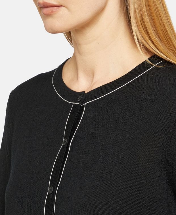 Woll-Strickjacke