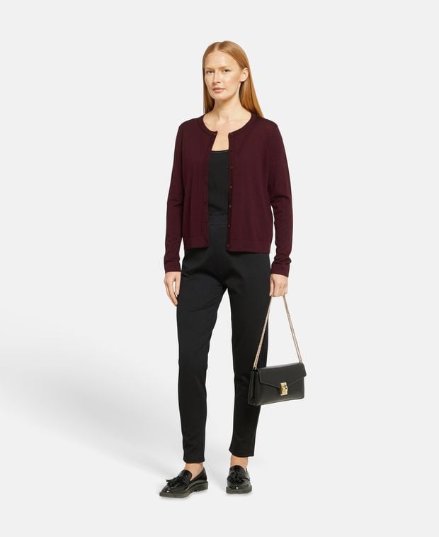 Woll-Strickjacke