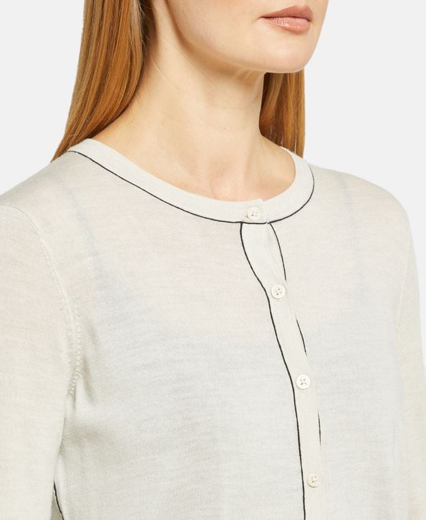 Woll-Strickjacke