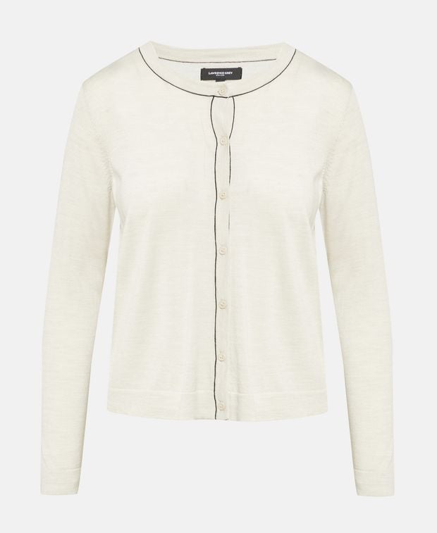 Woll-Strickjacke