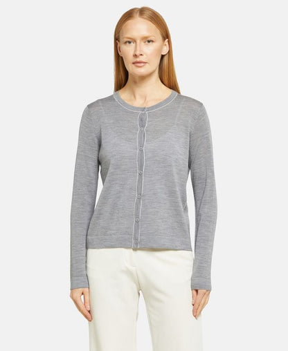 Woll-Strickjacke