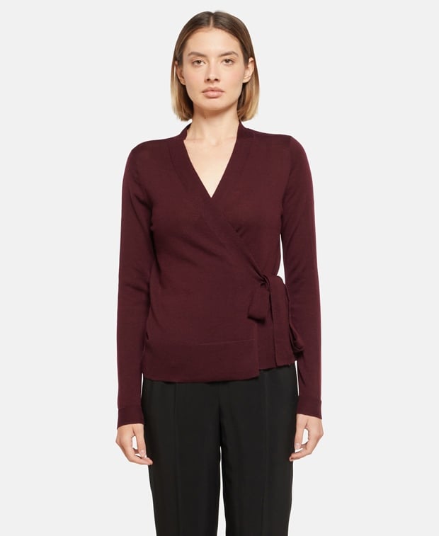Woll-Strickjacke