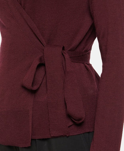 Woll-Strickjacke