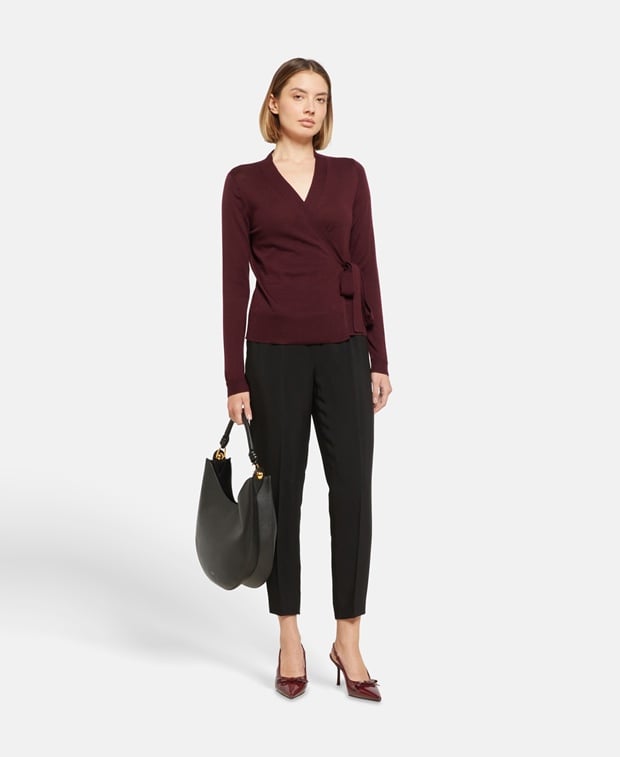 Woll-Strickjacke