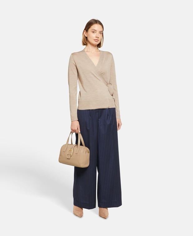 Woll-Strickjacke