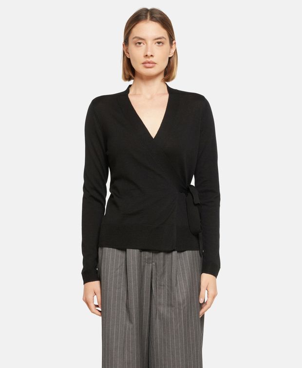 Woll-Strickjacke