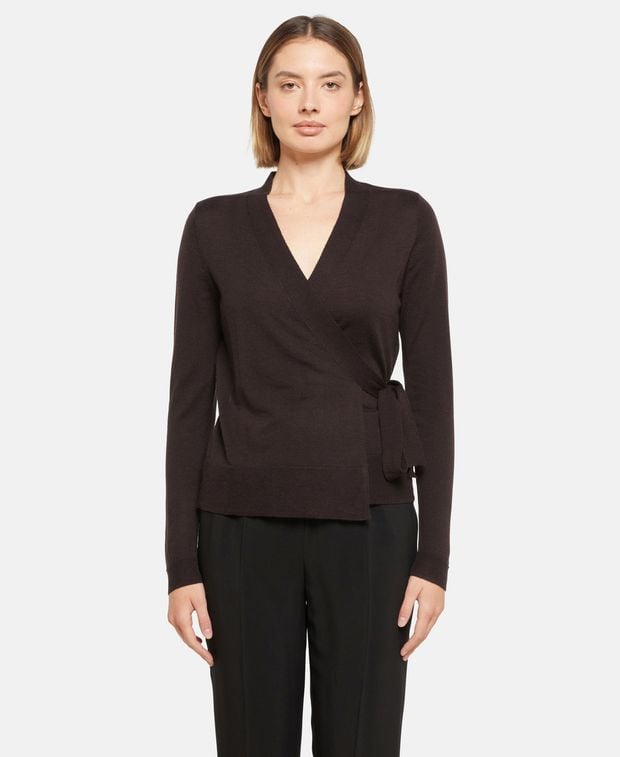 Woll-Strickjacke
