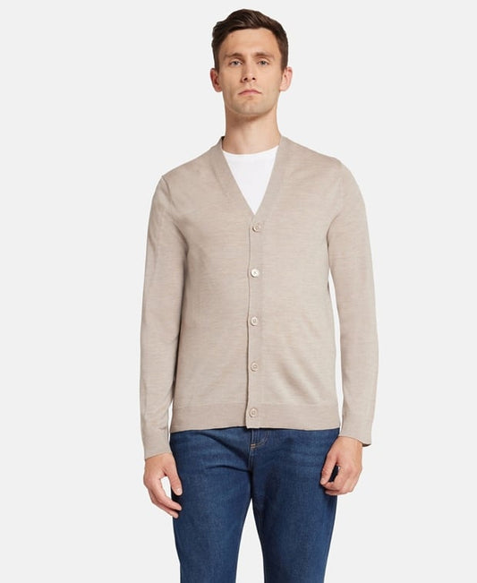 Woll-Strickjacke