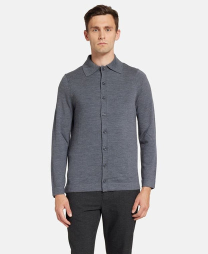 Woll-Strickjacke