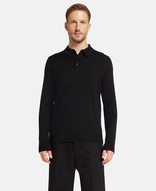 Langarm-Woll-Polo