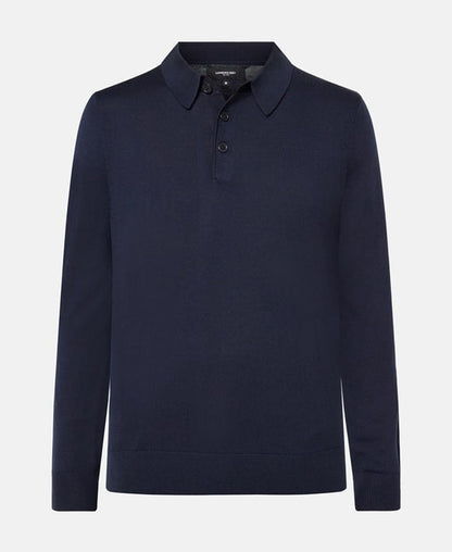 Langarm-Woll-Polo