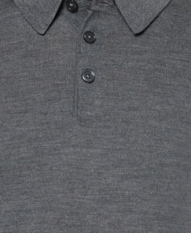 Langarm-Woll-Polo